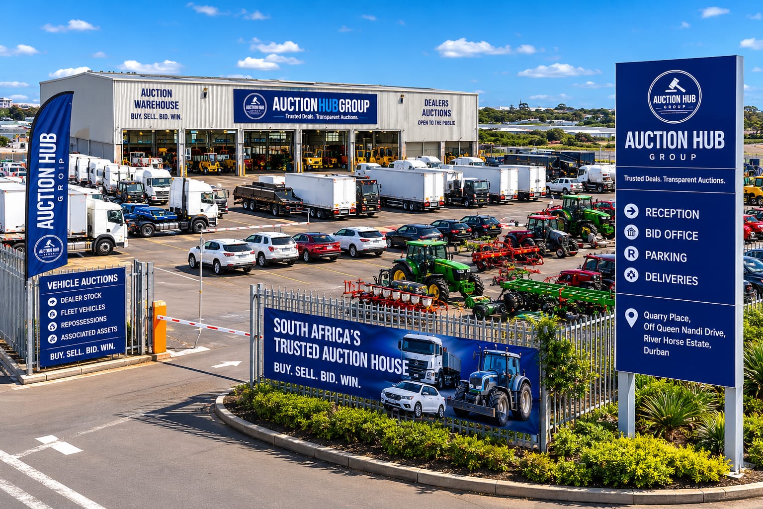 Auction Hub Group Durban branch — River Horse Estate