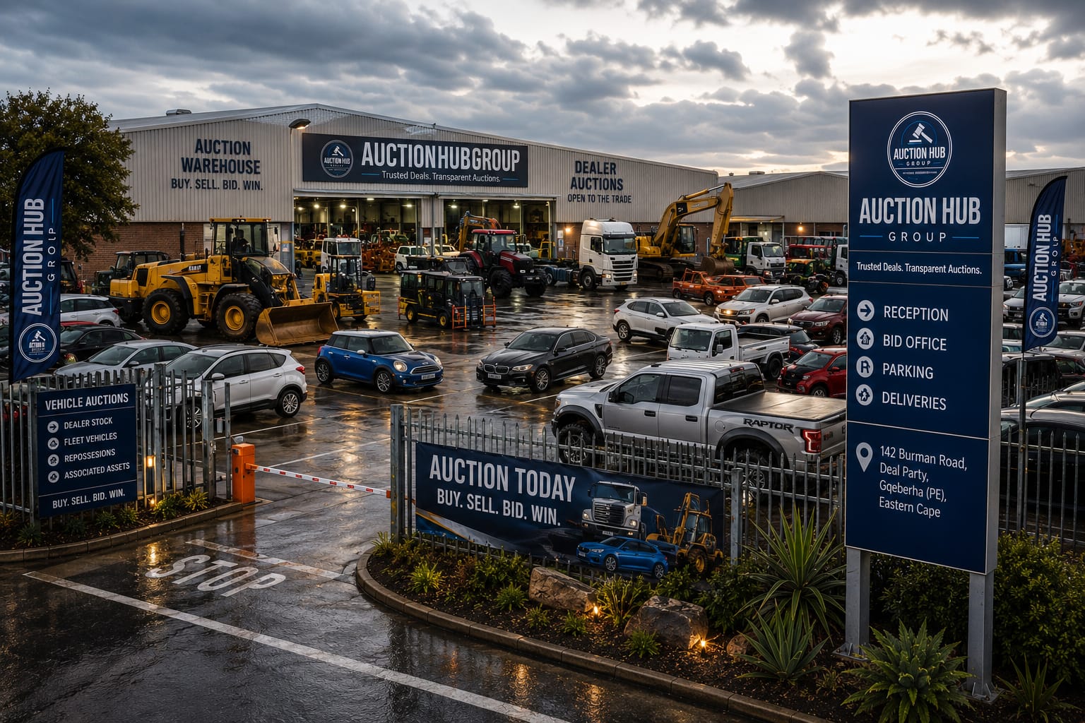 Auction Hub Group Eastern Cape branch — 142 Burman Road, Gqeberha
