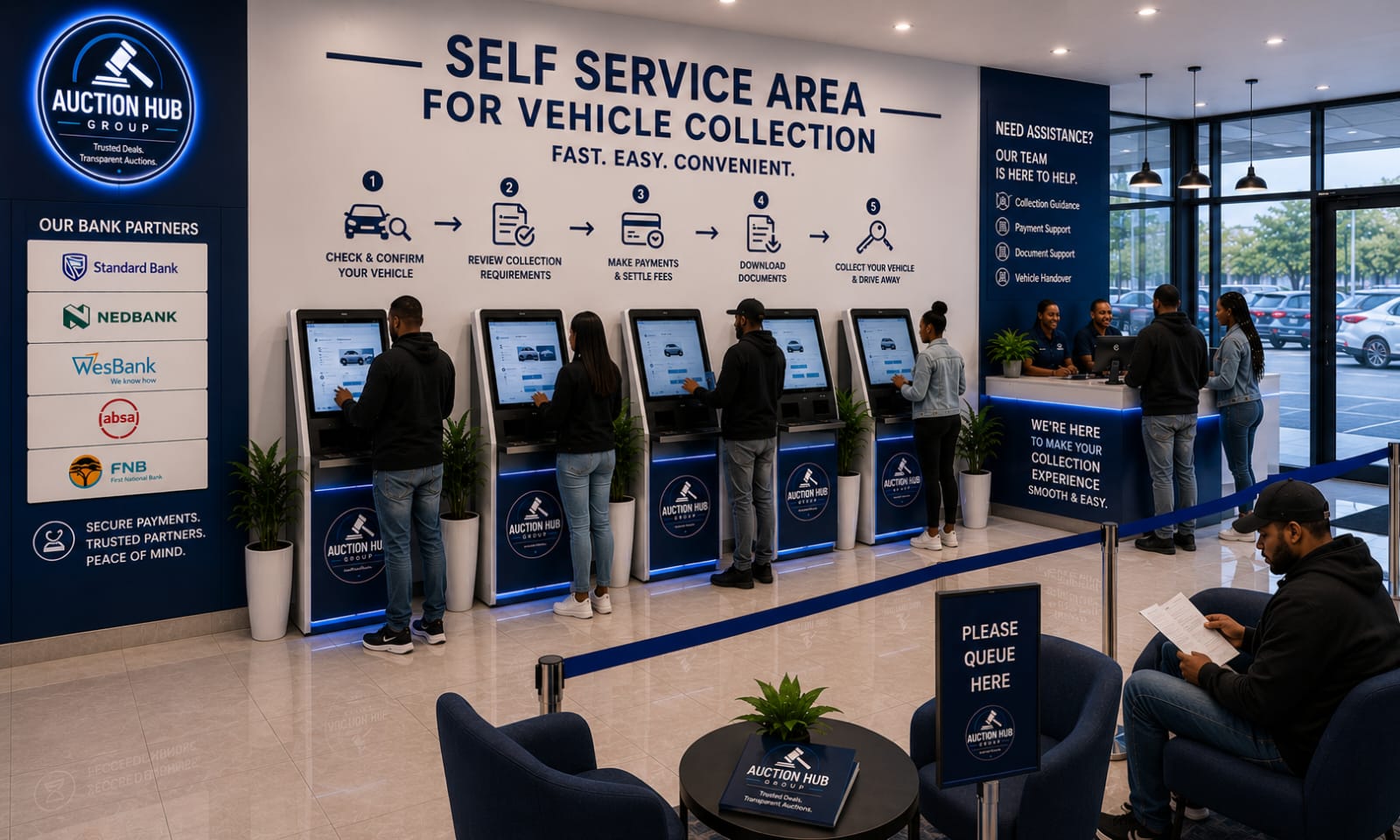Vehicle Collection Area — Auction Hub Group